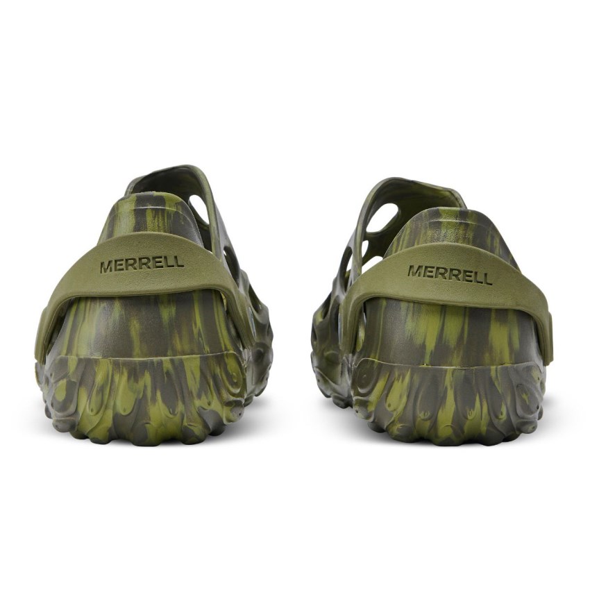 Sandales Merrell Hydro Moc Vert Olive Homme | Q.L.ZPGE